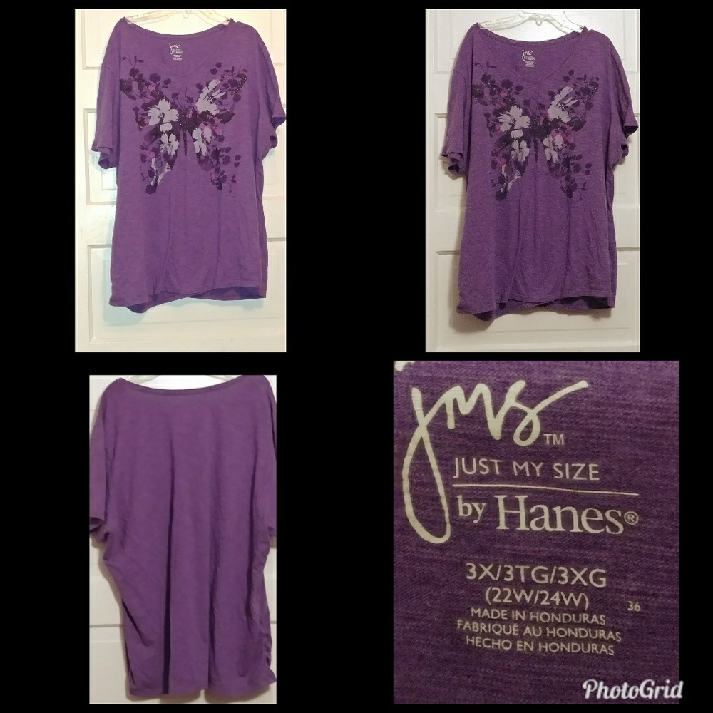 Just my size purple shirt size 3x